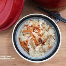 ストウブの魅力♡ツナと牛蒡の炊き込みご飯