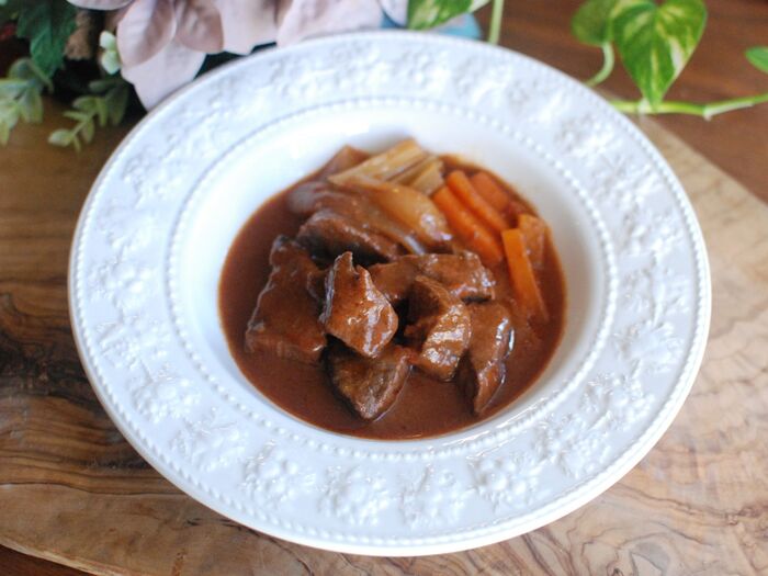 クリスマスに☆牛肉の煮込み