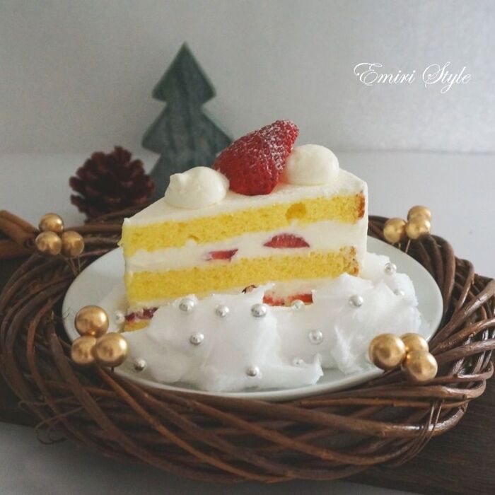 【after】 ごちそうに!『ふわふわsnow苺ショートケーキ』