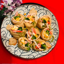 年越しにいかがですか茶蕎麦のおいなりさん