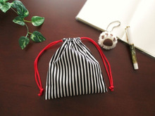 ジグザグミシン無しでも仕上りキレイ!裏地なし巾着袋の作り方