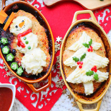 クリスマス☆マッシュポテトミートローフ