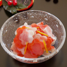 華やかに♪花型紅白なます