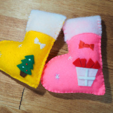 フェルトでミニブーツ!そしてサンタさんのお家には…♫