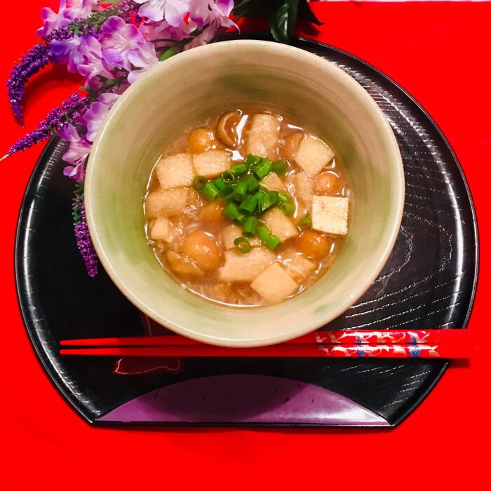 なめこのかぶら汁