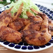 マヨネーズでコク旨♪鶏手羽先の生姜焼き