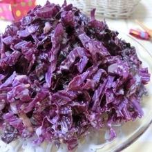 お箸が止まらない♪ 紫白菜の和風コールスロー
