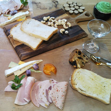 日本酒をおしゃれに楽しむ!ハム&チーズ&清見オレンジ半生ドライフルーツ