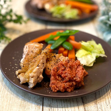 レンジで簡単♪すりおろし高野豆腐入りトマトソース