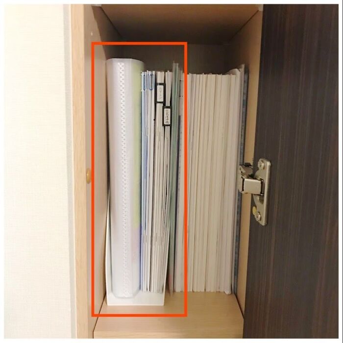 ひとつにまとめて収納