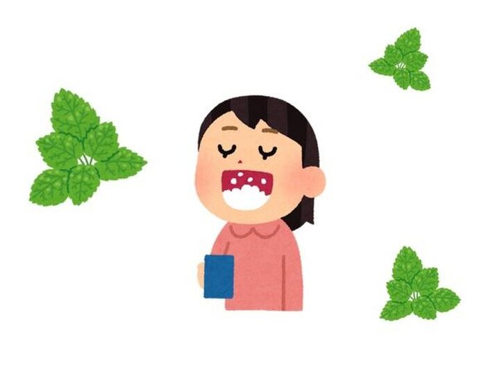 ハッカ油の使い方7選:④マウスウォッシュで口臭予防