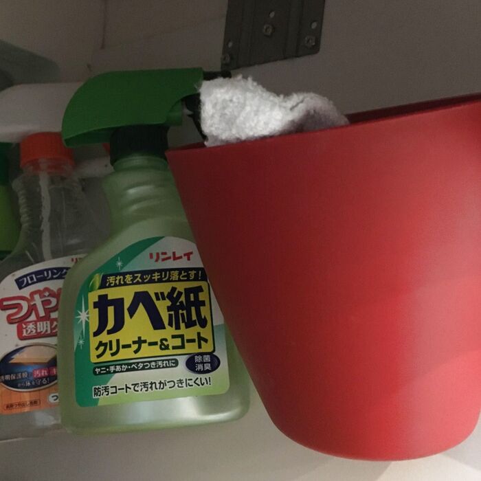 IKEAスンネルスタも突っ張り棒との相性よしです。