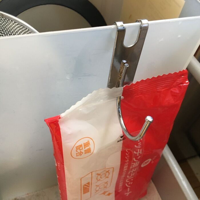 ダイソーのJフックも◎