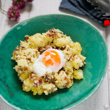 上手に息抜きズボラテクで美味しいゴハン【卵が主役!バル風ポテサラ】