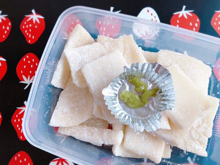 切り餅のカビ防止にわさび♡