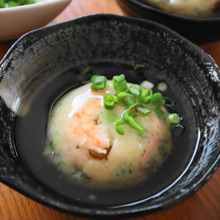 簡単なのに見栄えする♡餡かけ長芋まんじゅう