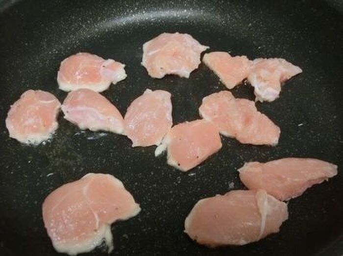 1.ささみを焼く