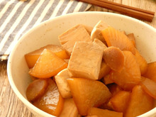 マグロと大根のしょうが醤油煮