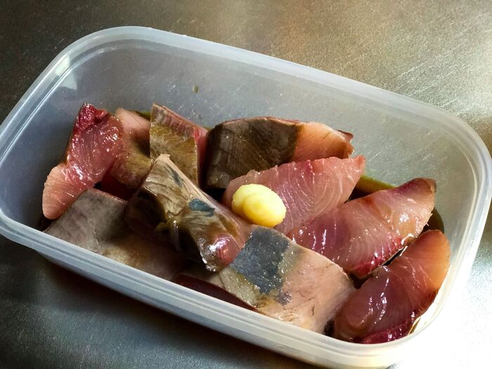 下味ズボラ!めんつゆとおろしニンニクにつけるだけ!