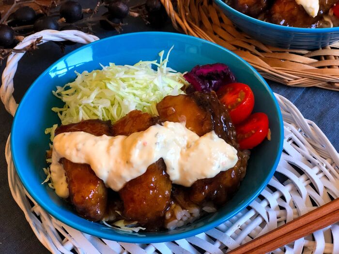 残ったら更にレンジで!甘酸っぱい甘酢タレにからめて