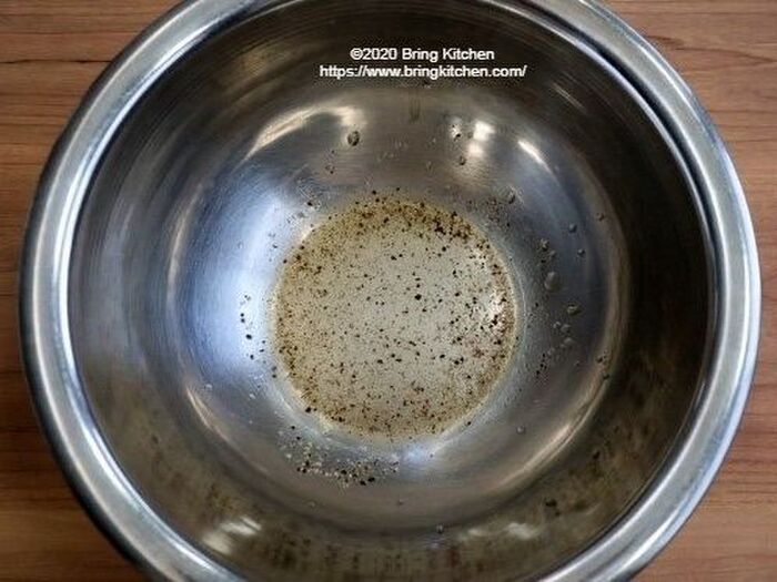 2.ドレッシングを作る