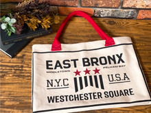 真っ直ぐ縫うだけ!簡単可愛い~コットンマットバッグ