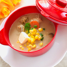 味噌バターミルクスープ身体がポカポカですよ〜