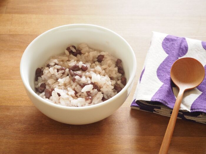 小正月の小豆粥。途中からイタリアンで2度おいしく♡