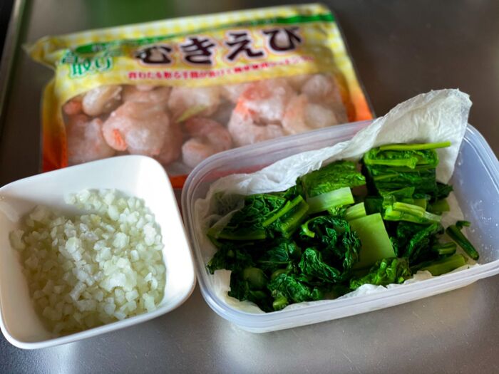 冷凍食材とお正月食材活用