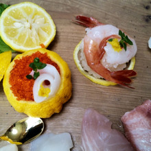 自家製ゆず!小さなちらし寿司&房ごとジャム&甘海老の手まり寿司&握り寿司♡