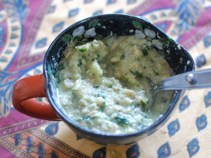 バジルペーストの完成