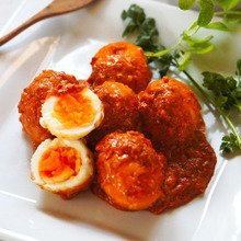 やめられない止まらない要注意の美味しさ♪タンドリーエッグ