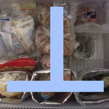 冷凍庫*逆T字置きで食品ロスを軽減