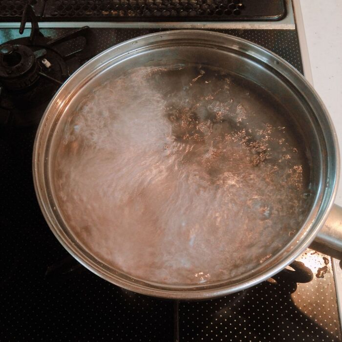 1lのお湯を沸かす