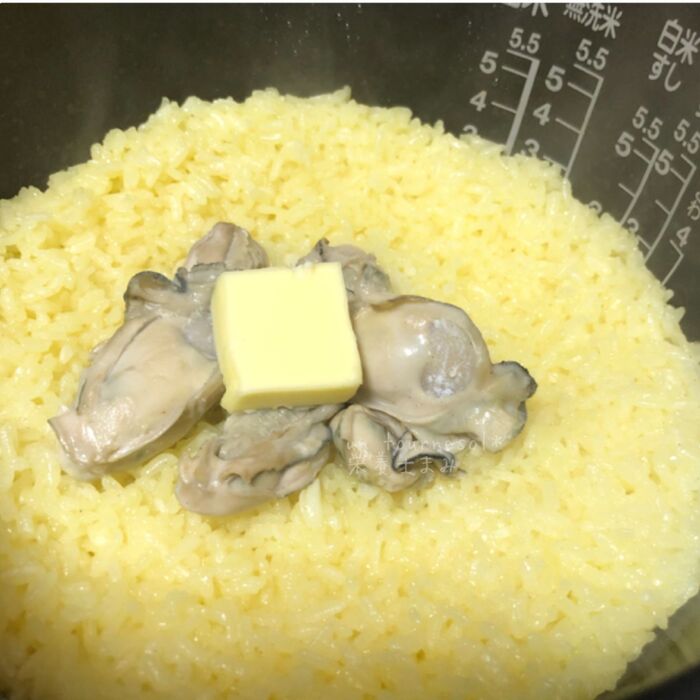 ⑥牡蠣を蒸らして完成!