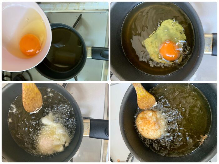 揚げる