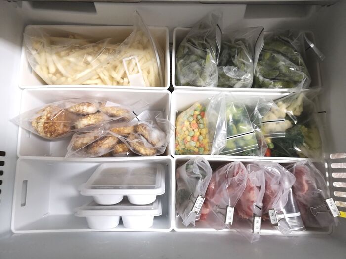 収納場所を決めて使う分だけストック
