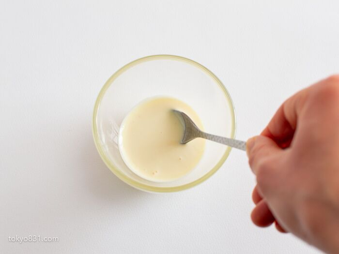 2.チョコを溶かす