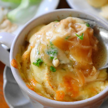 飴色玉ねぎが10分で!トータル30分でできるオニオングラタンスープ