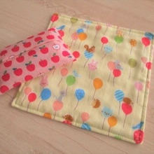 小さめサイズが使いやすい!!お子様用ガーゼハンカチの作り方