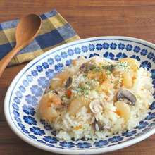 簡単☆炊き込み海老ピラフ☆お弁当にも♪