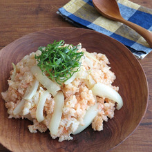 簡単☆明太子&青じそ風味のバターライス♪