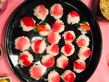 BRUNOのたこ焼き器を使って手毬寿司