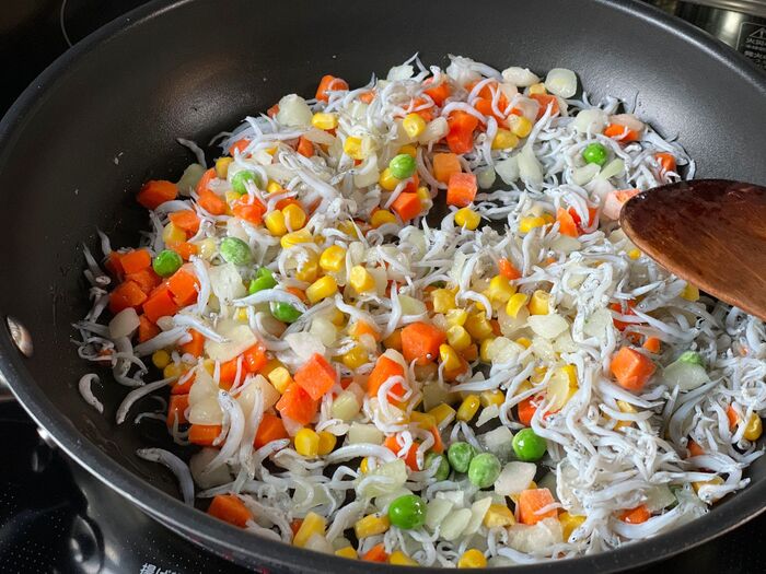 お野菜たっぷりでボリュームアップ!