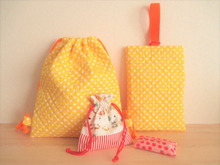 簡単!裏地なし!!シューズケースの作り方