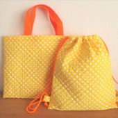 簡単!裏地なし!リュックタイプの体操着袋作り方