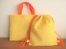 簡単!裏地なし!リュックタイプの体操着袋作り方