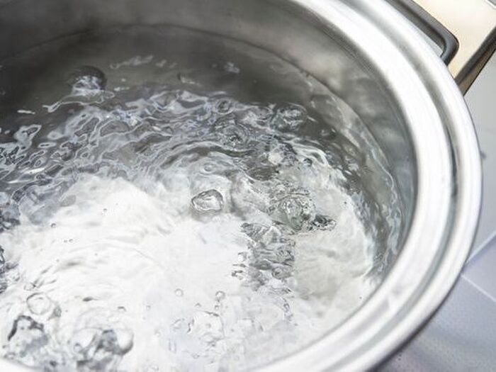 耐熱性のある布は煮洗いをする