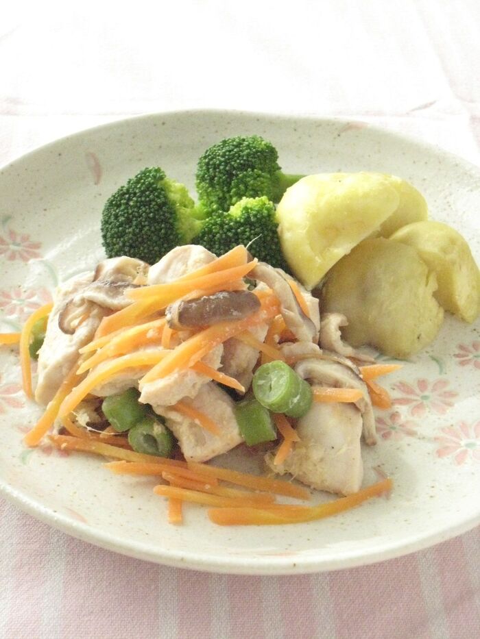 【くらし薬膳】消化を助けて元気を補う★鶏肉のふんわりしょうが蒸し~冬の薬膳