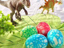 【こどもと楽しむ♪】恐竜ゆで卵